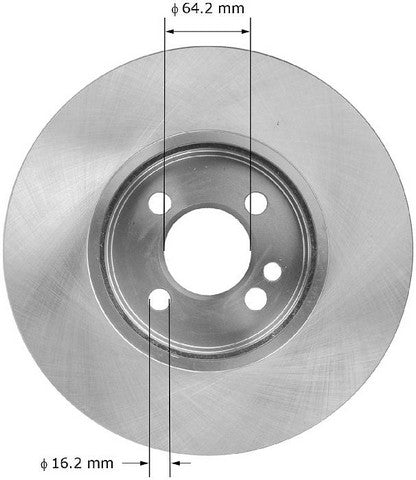BENDIX PREMIUM DRUM AND ROTOR Disc Brake Rotor  PRT5927