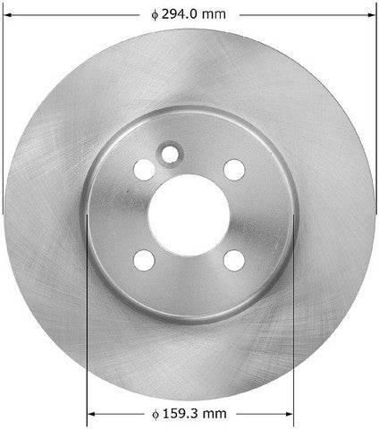BENDIX PREMIUM DRUM AND ROTOR Disc Brake Rotor  PRT5927