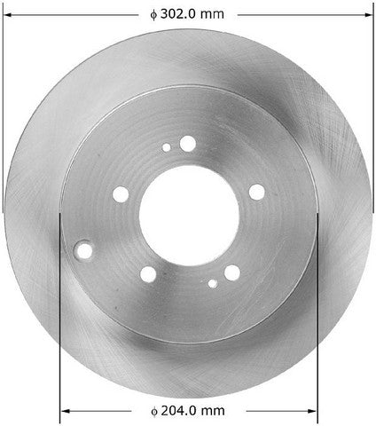 BENDIX PREMIUM DRUM AND ROTOR Disc Brake Rotor  PRT5934