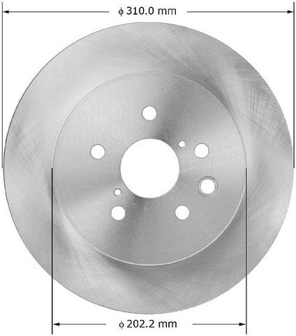 BENDIX PREMIUM DRUM AND ROTOR Disc Brake Rotor  PRT5940