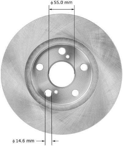 BENDIX PREMIUM DRUM AND ROTOR Disc Brake Rotor  PRT5944