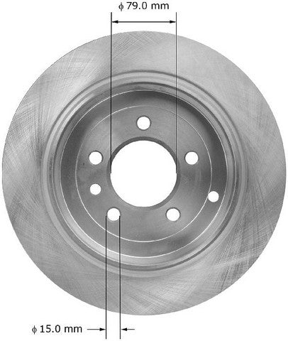 BENDIX PREMIUM DRUM AND ROTOR Disc Brake Rotor  PRT5947