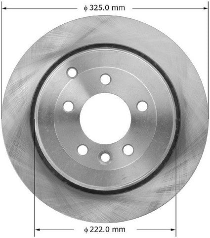 BENDIX PREMIUM DRUM AND ROTOR Disc Brake Rotor  PRT5947