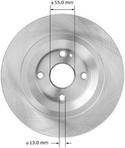 BENDIX PREMIUM DRUM AND ROTOR Disc Brake Rotor  PRT5949