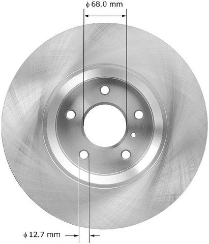 BENDIX PREMIUM DRUM AND ROTOR Disc Brake Rotor  PRT5950