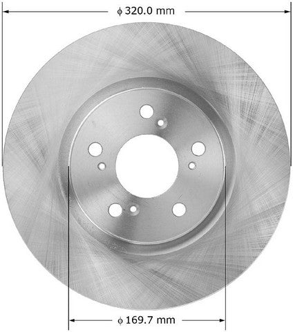 BENDIX PREMIUM DRUM AND ROTOR Disc Brake Rotor  PRT5951