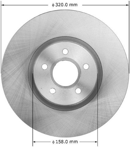 BENDIX PREMIUM DRUM AND ROTOR Disc Brake Rotor  PRT5962