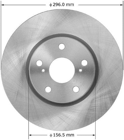 BENDIX PREMIUM DRUM AND ROTOR Disc Brake Rotor  PRT5981