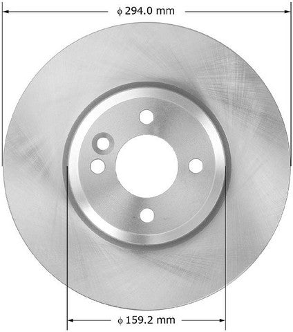 BENDIX PREMIUM DRUM AND ROTOR Disc Brake Rotor  PRT5984