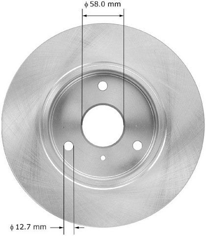 BENDIX PREMIUM DRUM AND ROTOR Disc Brake Rotor  PRT5987