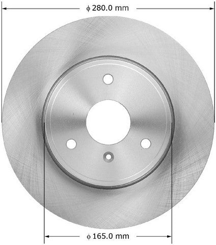 BENDIX PREMIUM DRUM AND ROTOR Disc Brake Rotor  PRT5987