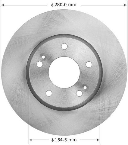BENDIX PREMIUM DRUM AND ROTOR Disc Brake Rotor  PRT5991