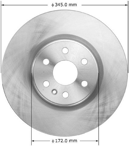 BENDIX PREMIUM DRUM AND ROTOR Disc Brake Rotor  PRT5995