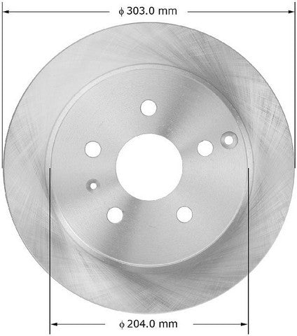 BENDIX PREMIUM DRUM AND ROTOR Disc Brake Rotor  PRT5996