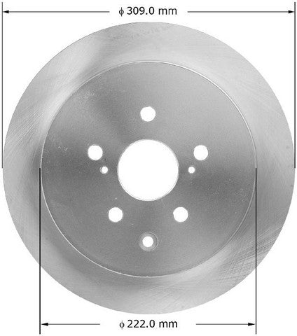 BENDIX PREMIUM DRUM AND ROTOR Disc Brake Rotor  PRT6001