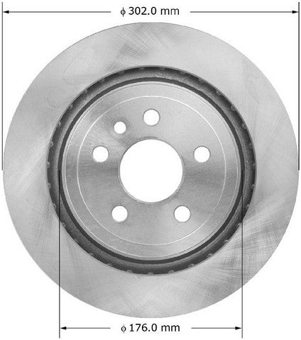 BENDIX PREMIUM DRUM AND ROTOR Disc Brake Rotor  PRT6006