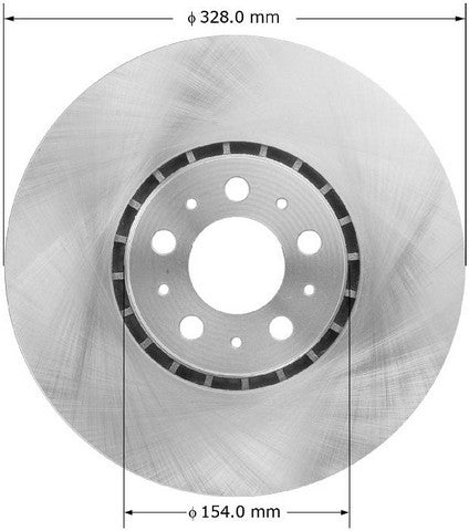 BENDIX PREMIUM DRUM AND ROTOR Disc Brake Rotor  PRT6011