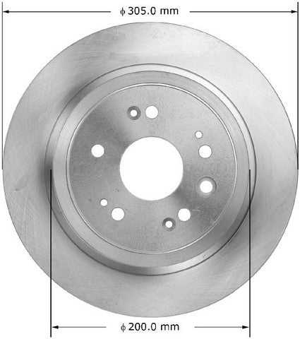 BENDIX PREMIUM DRUM AND ROTOR Disc Brake Rotor  PRT6017