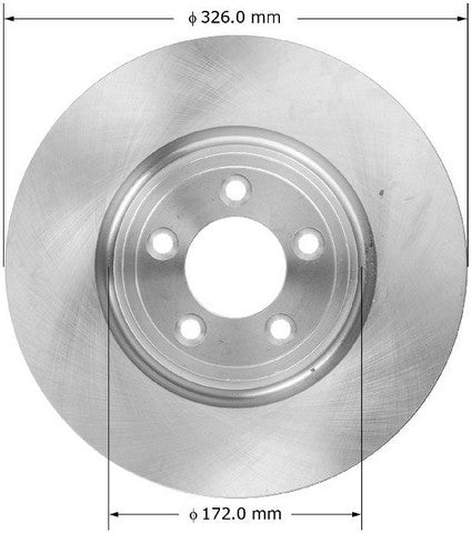BENDIX PREMIUM DRUM AND ROTOR Disc Brake Rotor  PRT6023