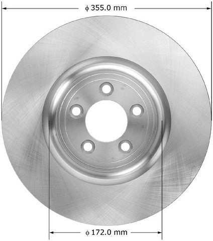 BENDIX PREMIUM DRUM AND ROTOR Disc Brake Rotor  PRT6026