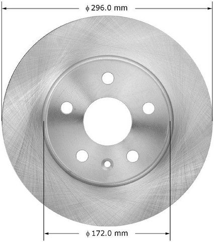 BENDIX PREMIUM DRUM AND ROTOR Disc Brake Rotor  PRT6033