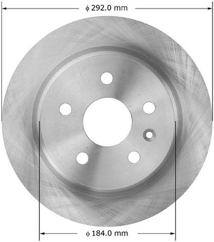 BENDIX PREMIUM DRUM AND ROTOR Disc Brake Rotor  PRT6034