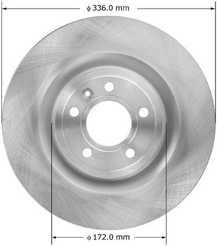 BENDIX PREMIUM DRUM AND ROTOR Disc Brake Rotor  PRT6035