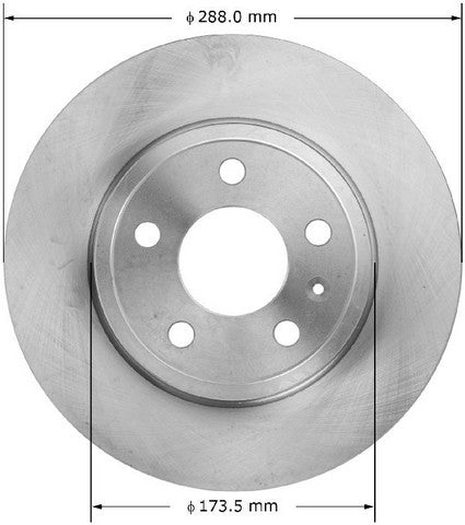 BENDIX PREMIUM DRUM AND ROTOR Disc Brake Rotor  PRT6038