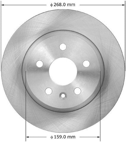 BENDIX PREMIUM DRUM AND ROTOR Disc Brake Rotor  PRT6062