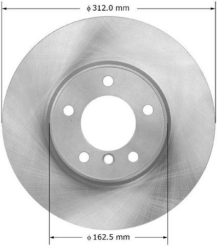 BENDIX PREMIUM DRUM AND ROTOR Disc Brake Rotor  PRT6077