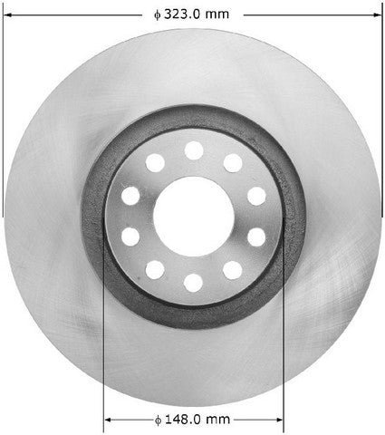BENDIX PREMIUM DRUM AND ROTOR Disc Brake Rotor  PRT6081