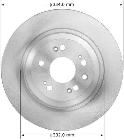 BENDIX PREMIUM DRUM AND ROTOR Disc Brake Rotor  PRT6084