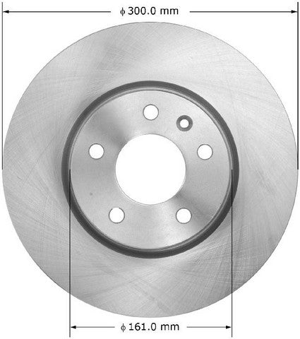 BENDIX PREMIUM DRUM AND ROTOR Disc Brake Rotor  PRT6093