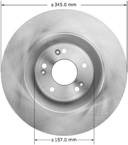 BENDIX PREMIUM DRUM AND ROTOR Disc Brake Rotor  PRT6095