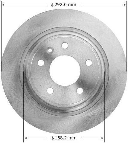 BENDIX PREMIUM DRUM AND ROTOR Disc Brake Rotor  PRT6097