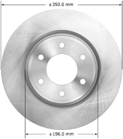 BENDIX PREMIUM DRUM AND ROTOR Disc Brake Rotor  PRT6099