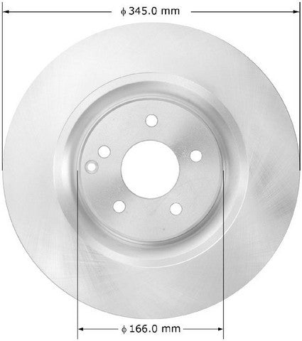 BENDIX PREMIUM DRUM AND ROTOR Disc Brake Rotor  PRT6109
