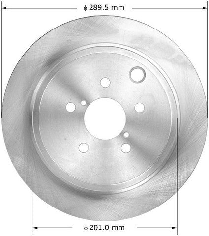 BENDIX PREMIUM DRUM AND ROTOR Disc Brake Rotor  PRT6116