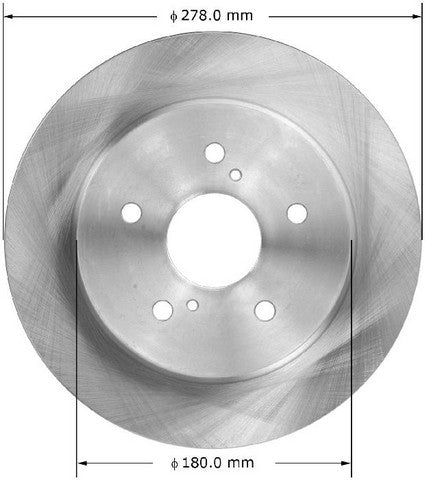 BENDIX PREMIUM DRUM AND ROTOR Disc Brake Rotor  PRT6117