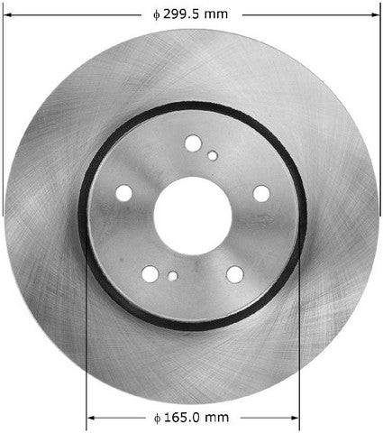 BENDIX PREMIUM DRUM AND ROTOR Disc Brake Rotor  PRT6119