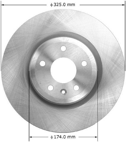 BENDIX PREMIUM DRUM AND ROTOR Disc Brake Rotor  PRT6124