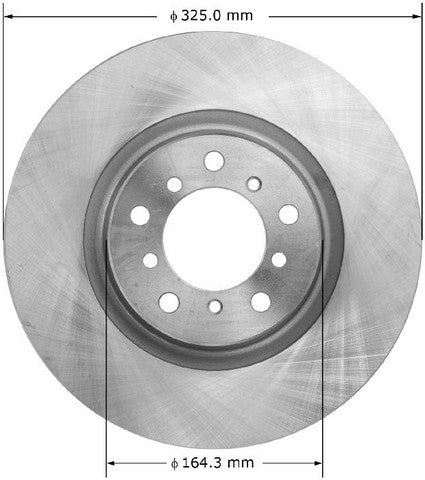 BENDIX PREMIUM DRUM AND ROTOR Disc Brake Rotor  PRT6129