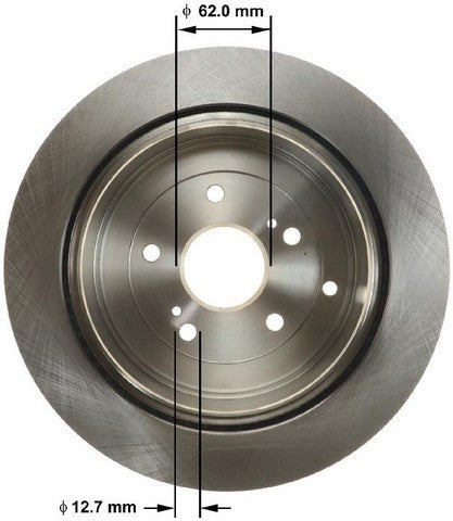BENDIX PREMIUM DRUM AND ROTOR Disc Brake Rotor  PRT6141