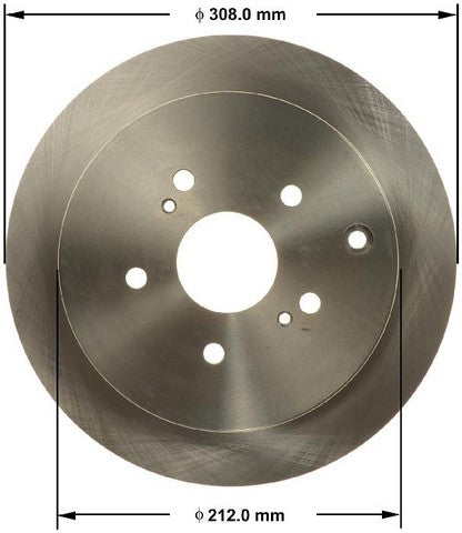BENDIX PREMIUM DRUM AND ROTOR Disc Brake Rotor  PRT6141