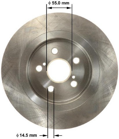 BENDIX PREMIUM DRUM AND ROTOR Disc Brake Rotor  PRT6142
