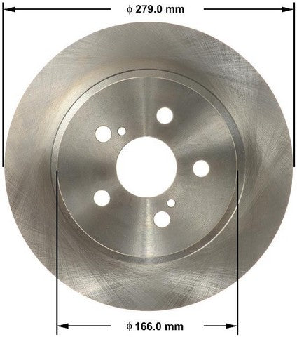 BENDIX PREMIUM DRUM AND ROTOR Disc Brake Rotor  PRT6142