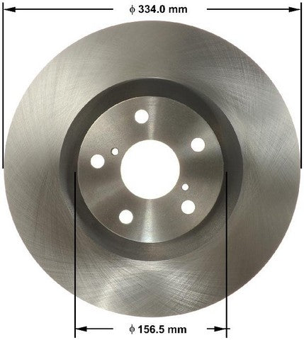 BENDIX PREMIUM DRUM AND ROTOR Disc Brake Rotor  PRT6143