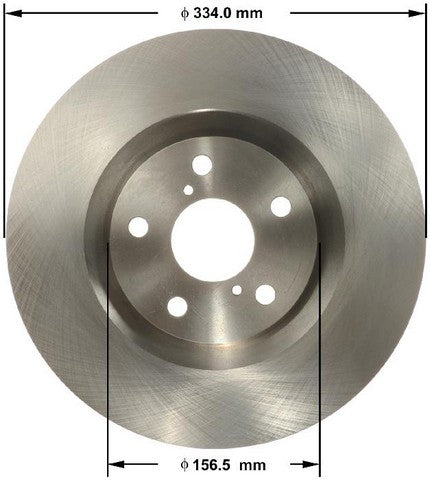 BENDIX PREMIUM DRUM AND ROTOR Disc Brake Rotor  PRT6144