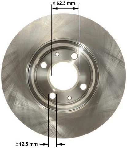 BENDIX PREMIUM DRUM AND ROTOR Disc Brake Rotor  PRT6146