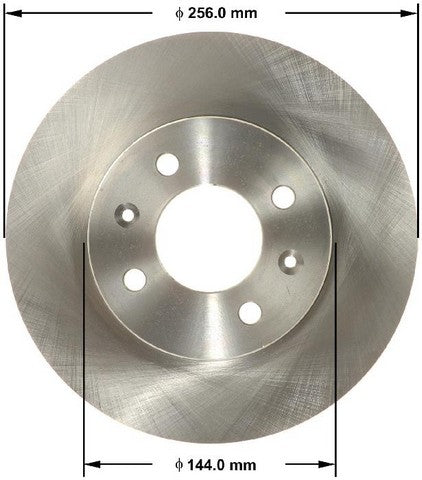 BENDIX PREMIUM DRUM AND ROTOR Disc Brake Rotor  PRT6146